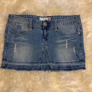 G by Guess size 27 jean mini skirt